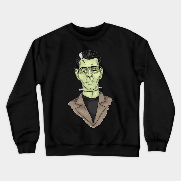 Frankenstein Crewneck Sweatshirt by Yukiimomo